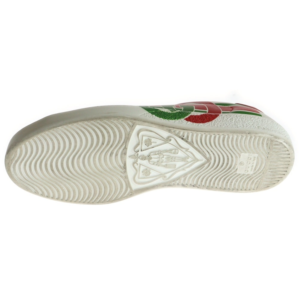 GUCCI(グッチ) Ace Interlocking G Bee エース インターロッキングG レザーローカットスニーカー ホワイト 576136