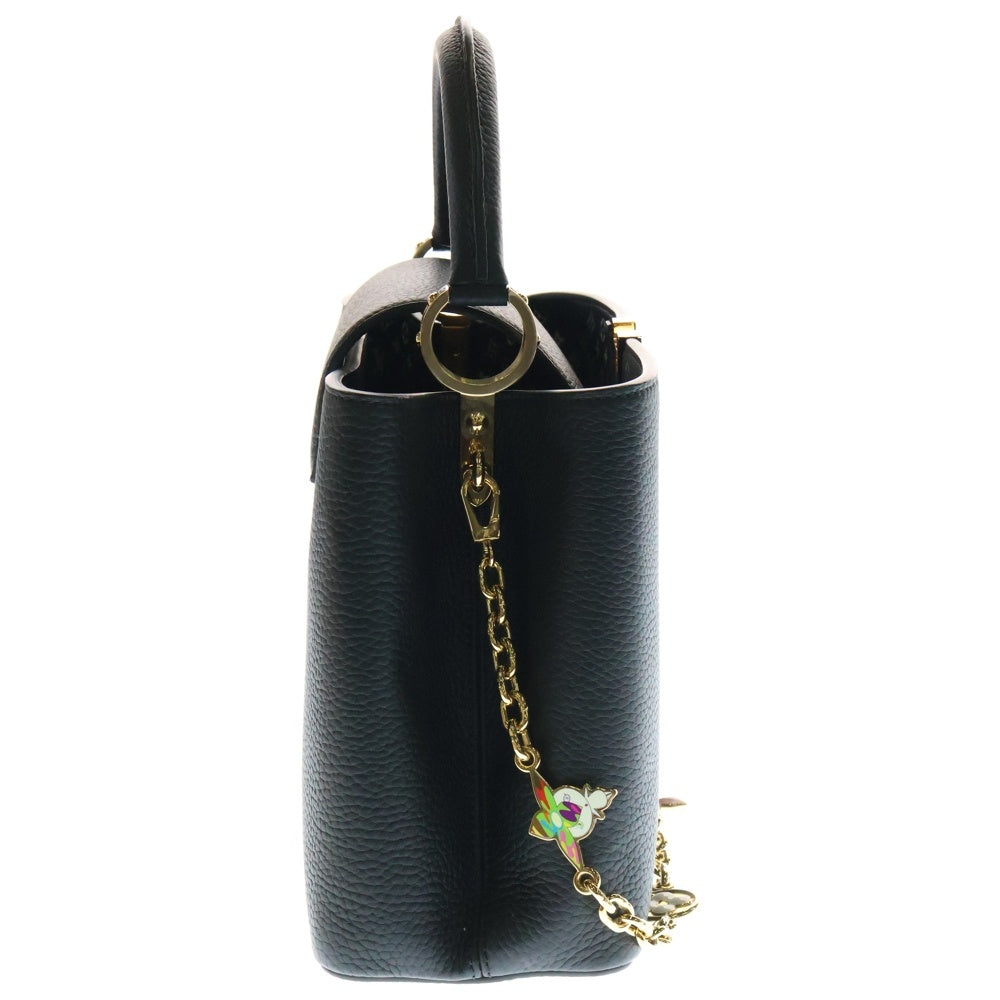 LOUIS VUITTON(ルイヴィトン) LV カプシーヌMM ノワール 2WAY モノグラム レザーチェーンショルダーバッグ ハンドバッグ ブラック M13878