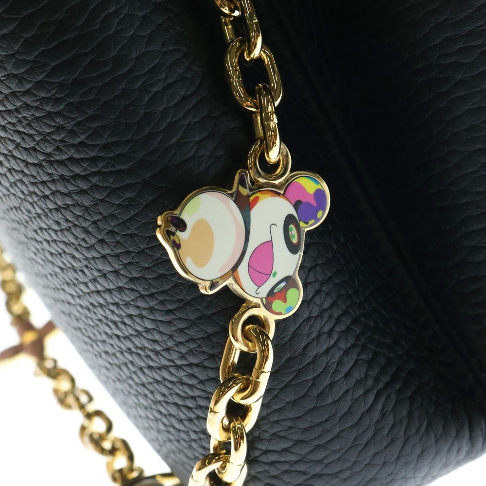 LOUIS VUITTON(ルイヴィトン) LV カプシーヌMM ノワール 2WAY モノグラム レザーチェーンショルダーバッグ ハンドバッグ ブラック M13878