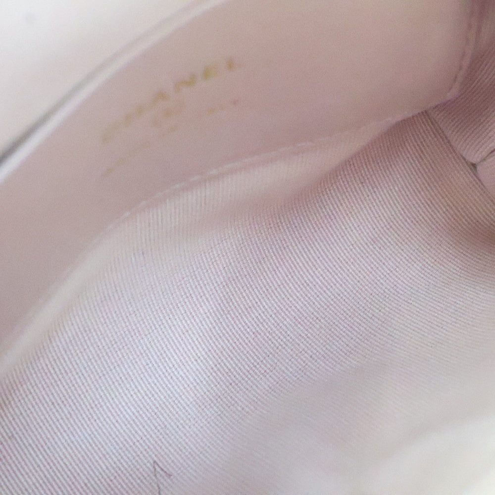 CHANEL(シャネル) CCリボン チェーンクラッチバッグ ピンク レザー ゴールド金具 がま口 財布 ウォレット AP4028