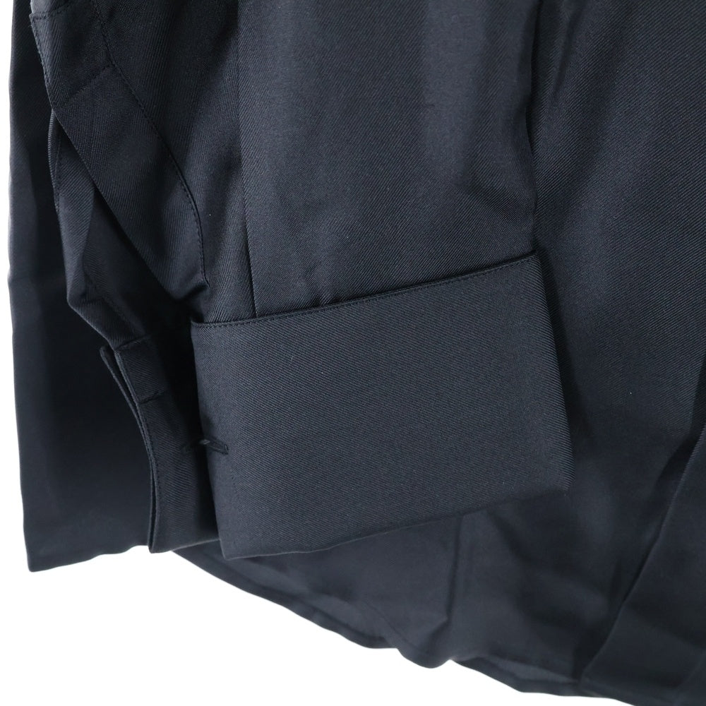 LOUIS VUITTON(ルイヴィトン) 長袖シルクシャツ ブラック RM101 MQSH515HX