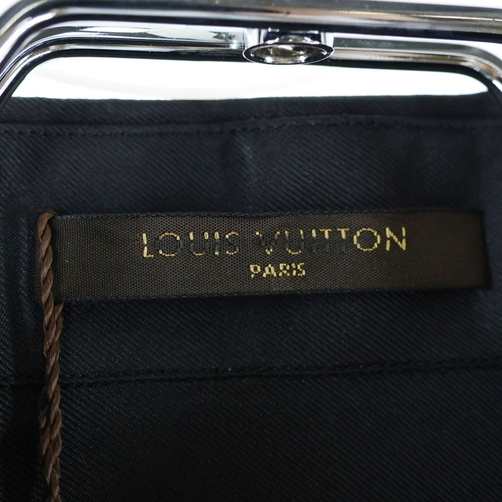 LOUIS VUITTON(ルイヴィトン) 長袖シルクシャツ ブラック RM101 MQSH515HX