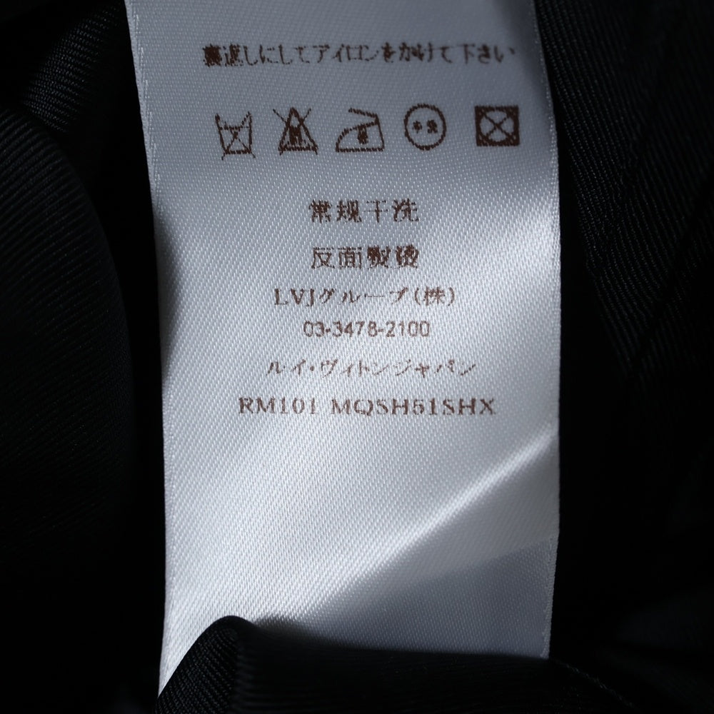 LOUIS VUITTON(ルイヴィトン) 長袖シルクシャツ ブラック RM101 MQSH515HX