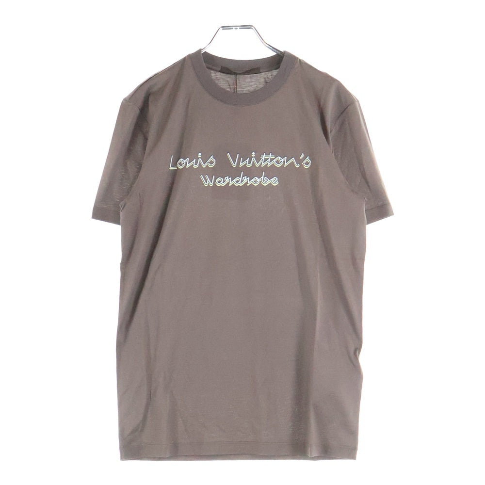 LOUIS VUITTON(ルイヴィトン) 10AW フロントロゴ半袖Tシャツ ブラウン RM102M MRJR09JEH