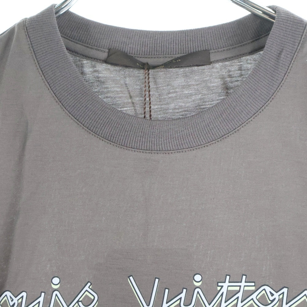 LOUIS VUITTON(ルイヴィトン) 10AW フロントロゴ半袖Tシャツ ブラウン RM102M MRJR09JEH