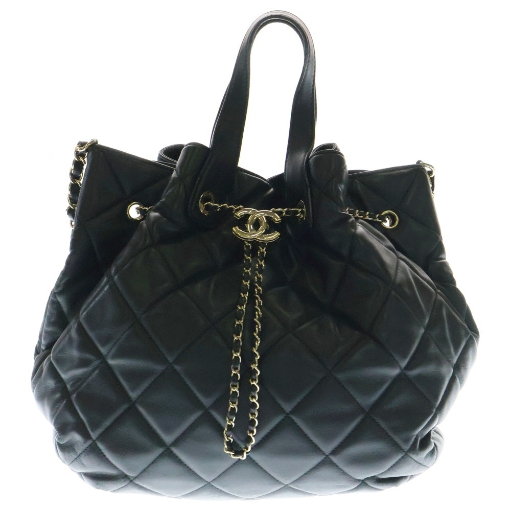 CHANEL(シャネル) ココマーク マトラッセ ラムスキン 2WAY