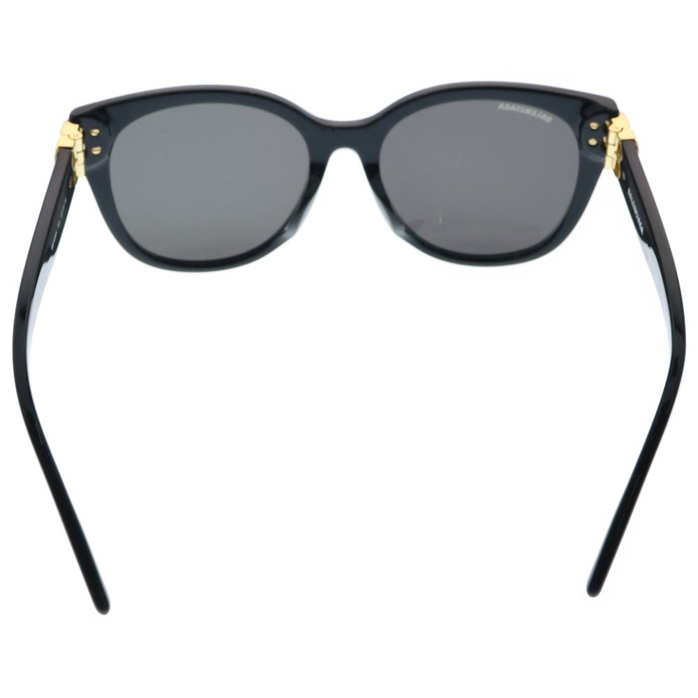 BALENCIAGA(バレンシアガ) BBロゴ ウェリントン サングラス アイウェア ブラック ゴールド金具 BB0103SA