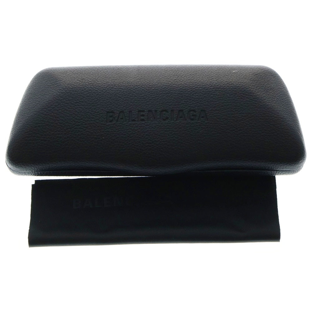 BALENCIAGA(バレンシアガ) BBロゴ ウェリントン サングラス アイウェア ブラック ゴールド金具 BB0103SA