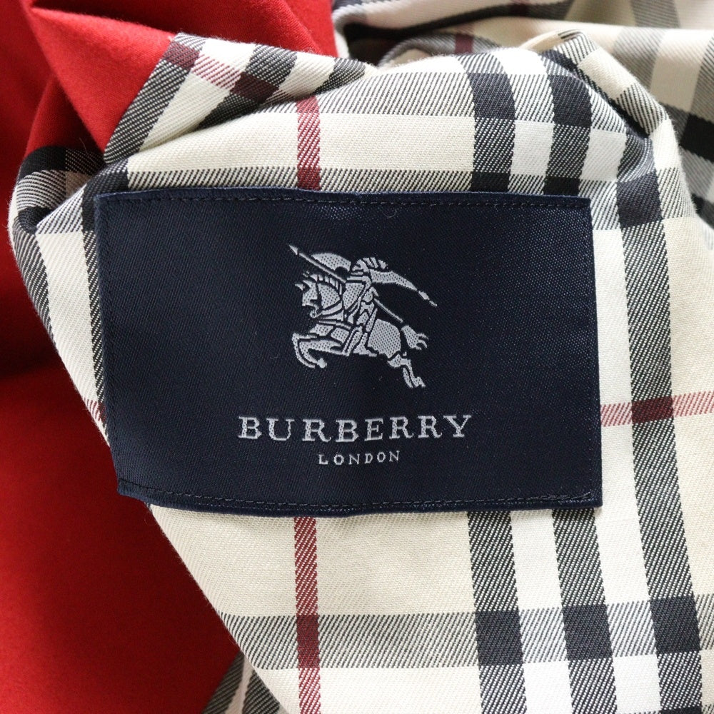 BURBERRY(バーバリー) コート レッド チェック切り替えし サイズ7