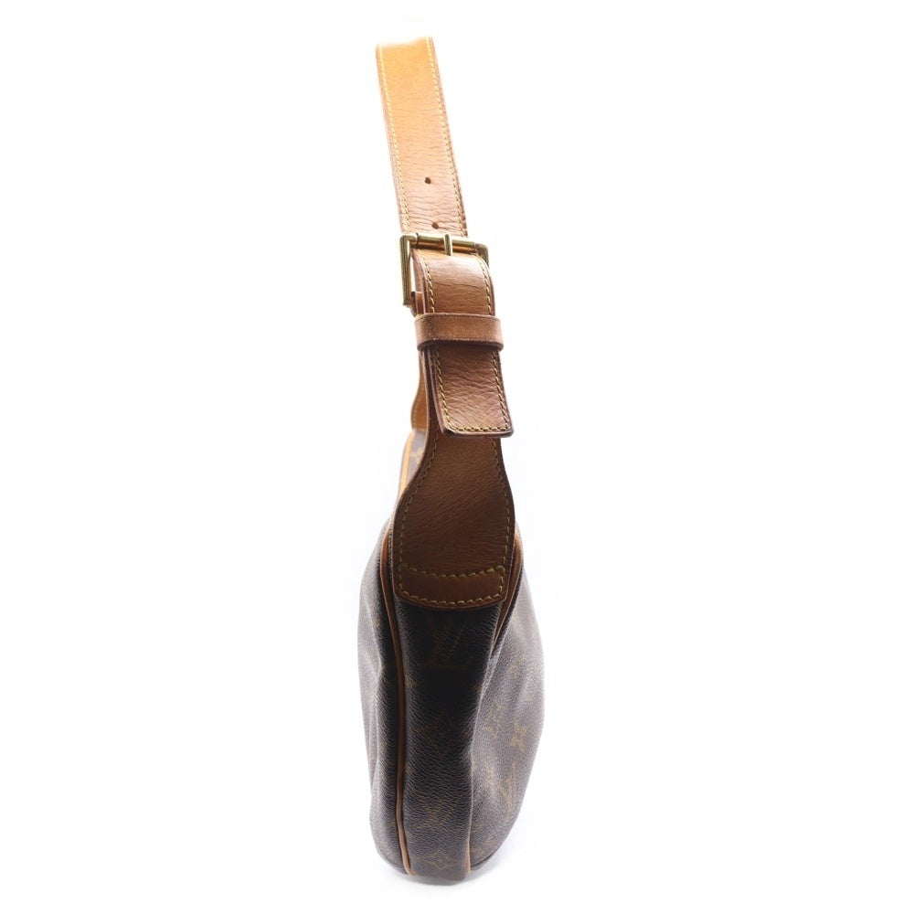 LOUIS VUITTON(ルイヴィトン) モノグラム クロワッサンMM レザーハンドバッグ ブラウン レディース M51512