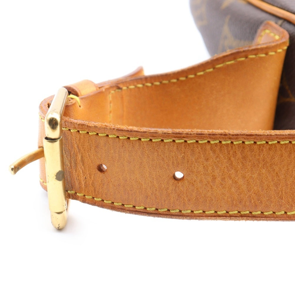 LOUIS VUITTON(ルイヴィトン) モノグラム クロワッサンMM レザーハンドバッグ ブラウン レディース M51512