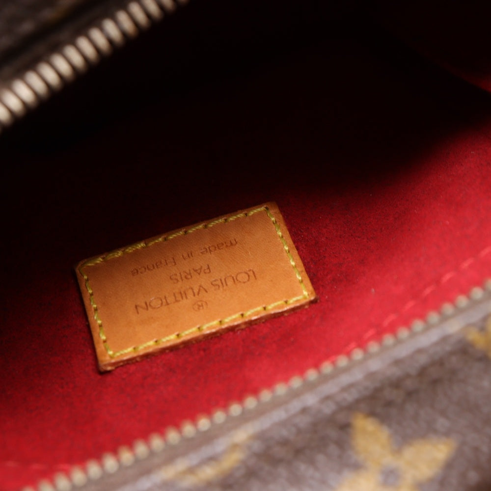 LOUIS VUITTON(ルイヴィトン) モノグラム クロワッサンMM レザーハンドバッグ ブラウン レディース M51512