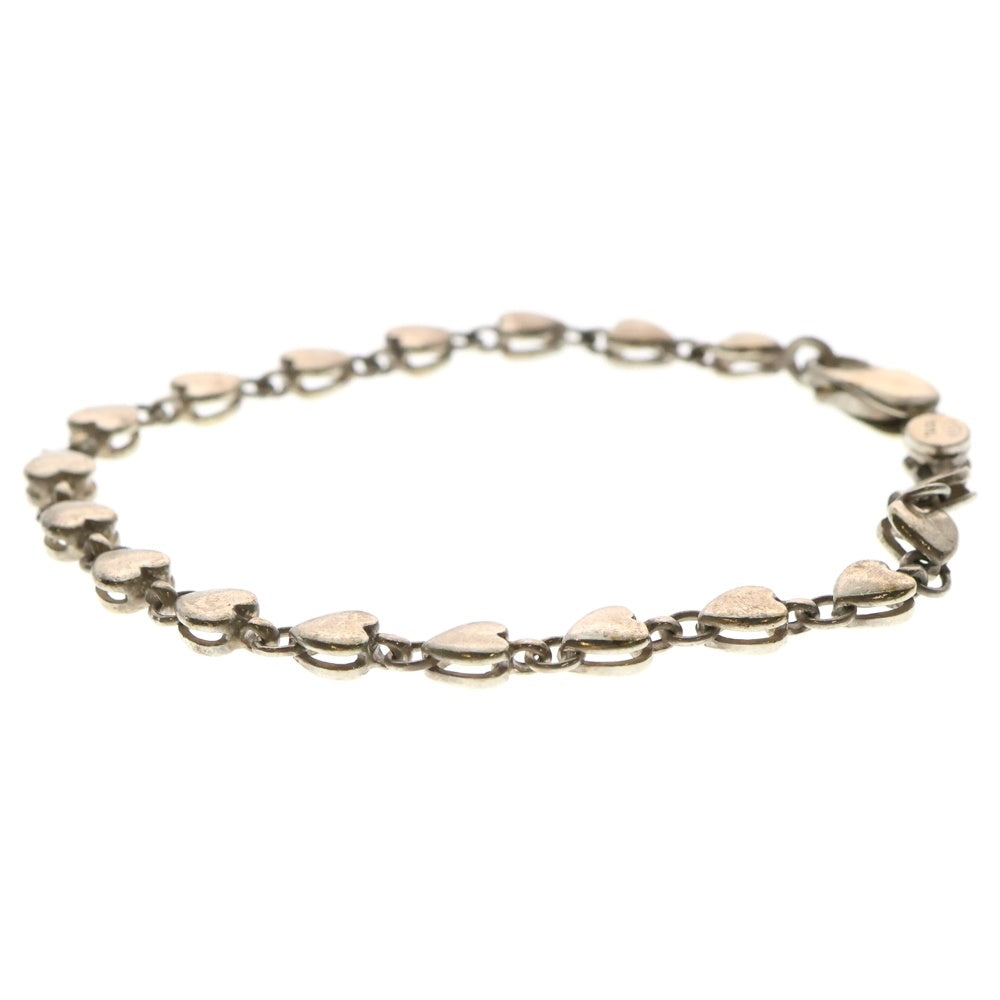 TIFFANY&Co(ティファニー) パフハート ブレスレット アンクレット Ag925 SV シルバー