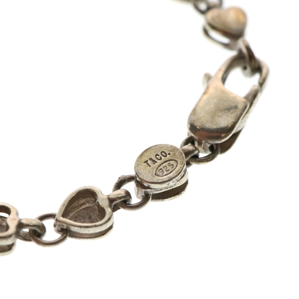 TIFFANY&Co(ティファニー) パフハート ブレスレット アンクレット Ag925 SV シルバー