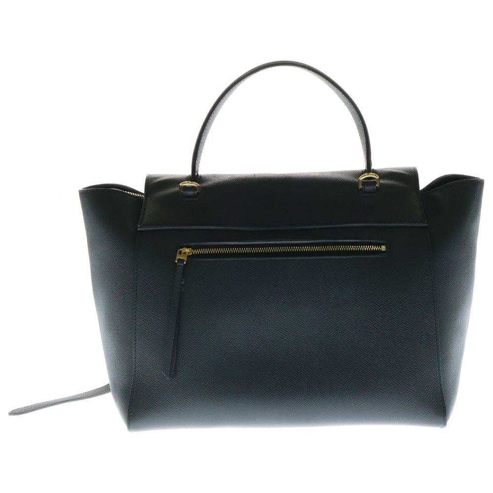 CELINE(セリーヌ) ベルトバッグ 2WAYバッグ ハンドバッグ ショルダーバッグ ブラック ゴールド金具 ミニ レザー