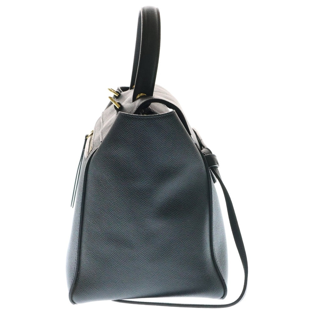 CELINE(セリーヌ) ベルトバッグ 2WAYバッグ ハンドバッグ ショルダーバッグ ブラック ゴールド金具 ミニ レザー