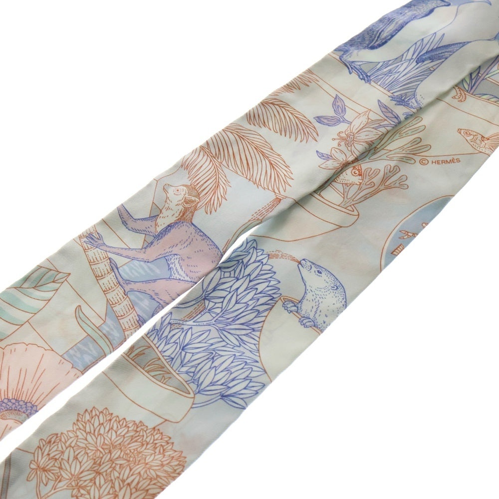 HERMES(エルメス) ツイリー Precious Paradise プレシャス パラダイス マルチカラー シルク スカーフ