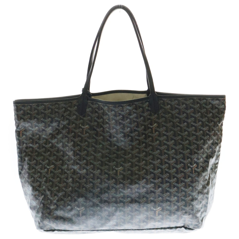 GOYARD(ゴヤール) サンルイGM トートバッグ ハンドバッグ ブラック×ブラウン PVC