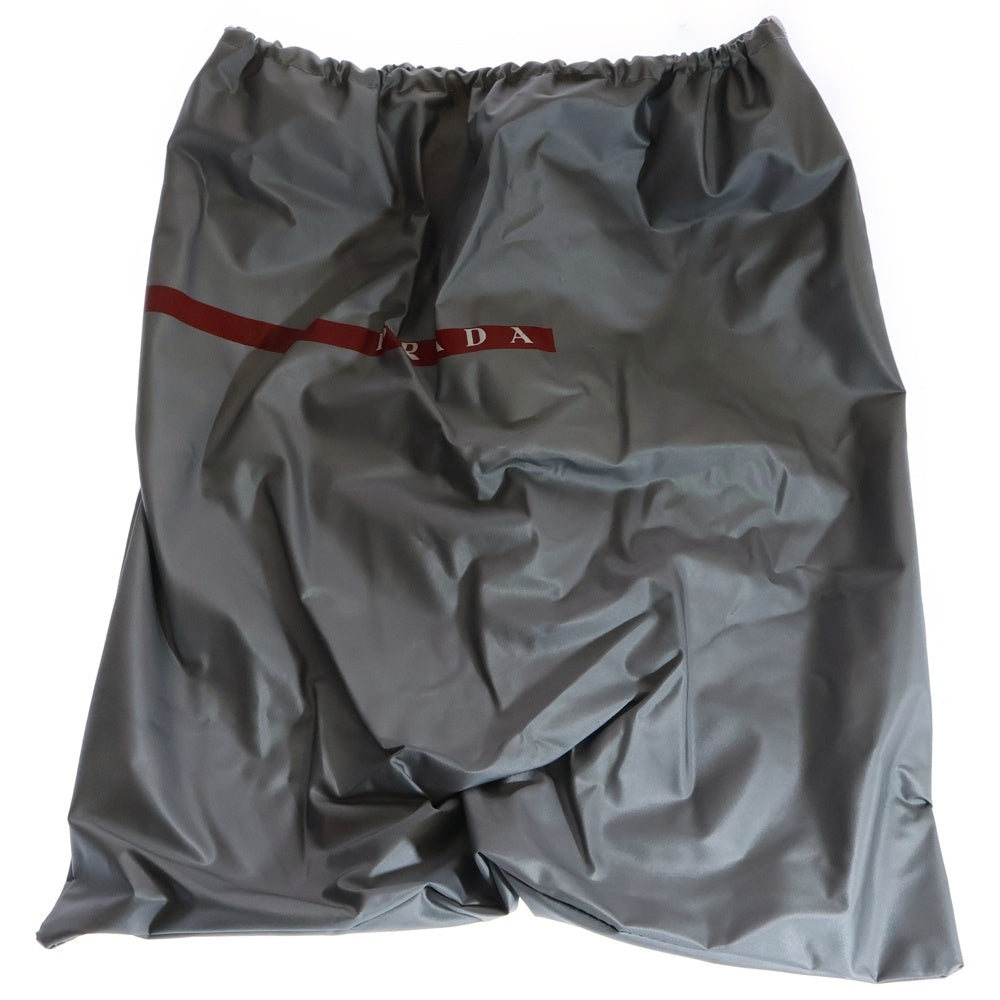 PRADA(プラダ) LINEA ROSSA ハイカットメッシュスニーカー シューズ ブラック