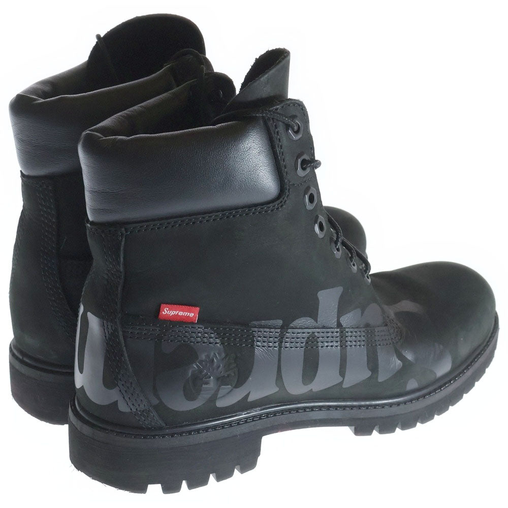 SUPREME(シュプリーム) 20AW ×Timberland Premium WaterProof Boot ティンバーランド ハイカットブーツ ブラック US7.5 TB A2MSQ A5359