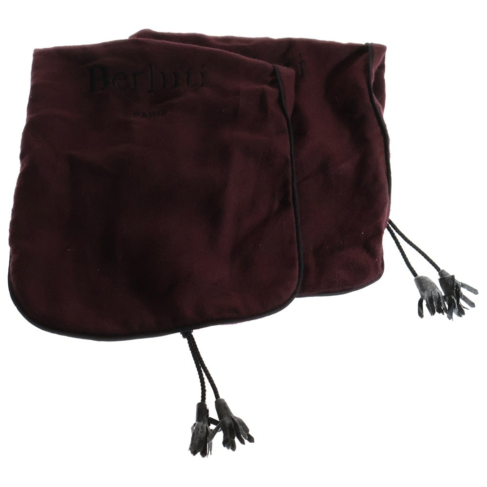 Berluti(ベルルッティ) DEMESURE デメズール スクエアトゥ レザー ローカットシューズ ローファー ブラック