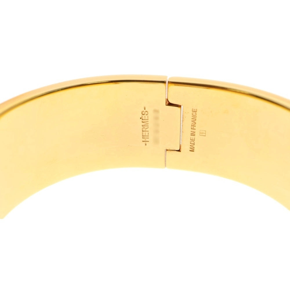 HERMES(エルメス) クリックH バングル ブレスレット ブラック×ゴールド