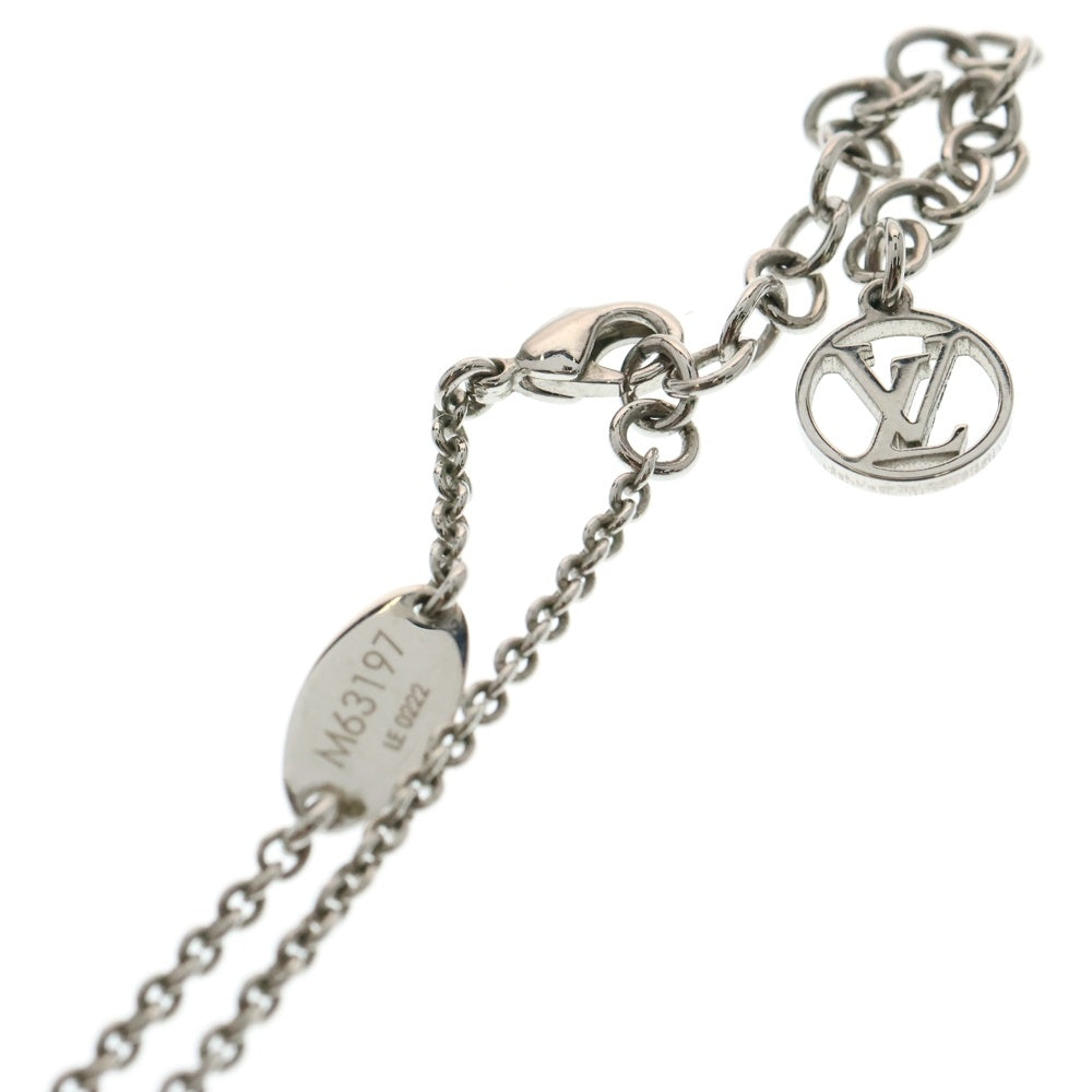 LOUIS VUITTON(ルイヴィトン) ネックレス エッセンシャルV ペンダント シルバー チェーン S00