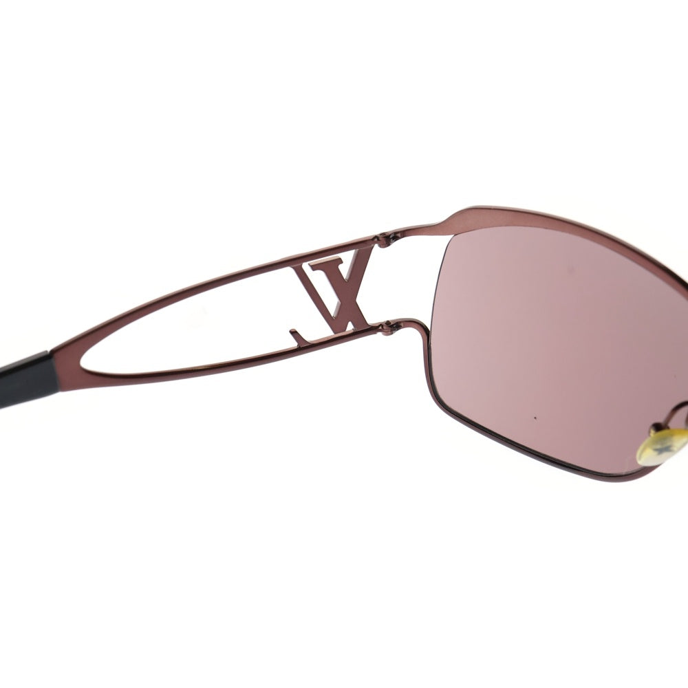 LOUIS VUITTON(ルイヴィトン) ロゴ サングラス ワインレッド ボルドー Z0197U