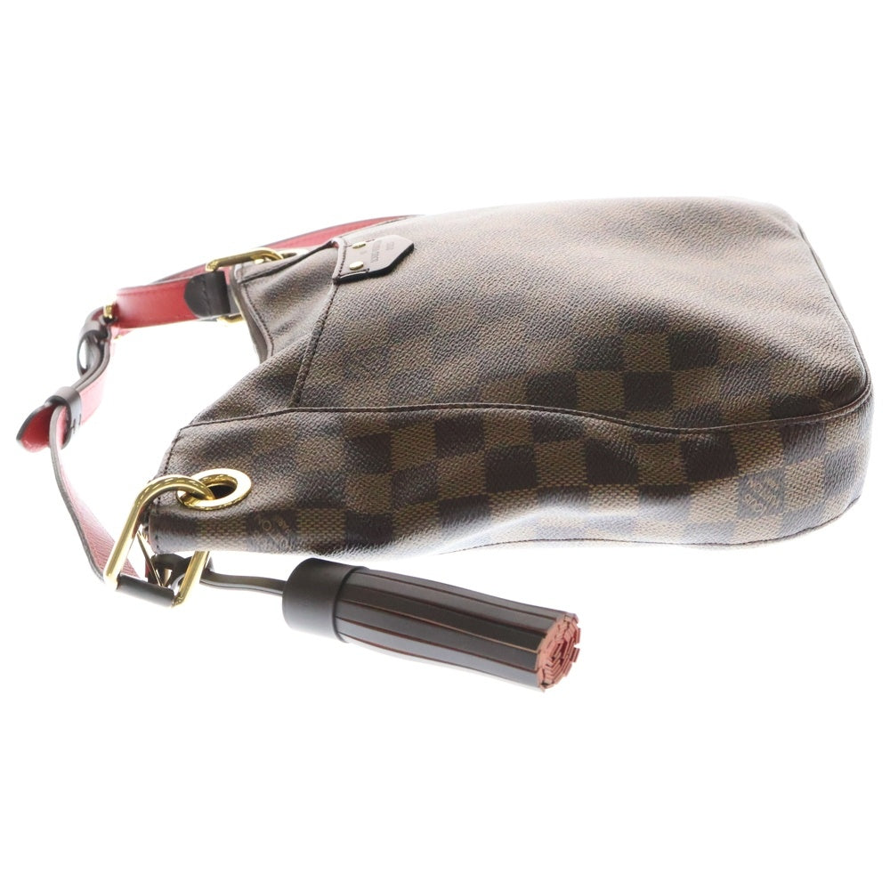 LOUIS VUITTON(ルイヴィトン) ダミエ サウスバンク レザーショルダーバッグ ブラウン レディース N42230