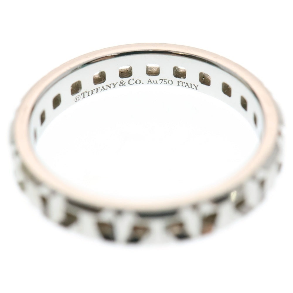 TIFFANY&Co(ティファニー) Tトゥルー ナロー リング ホワイトゴールド Au750WG 10号 指輪 ジュエリー アクセサリー