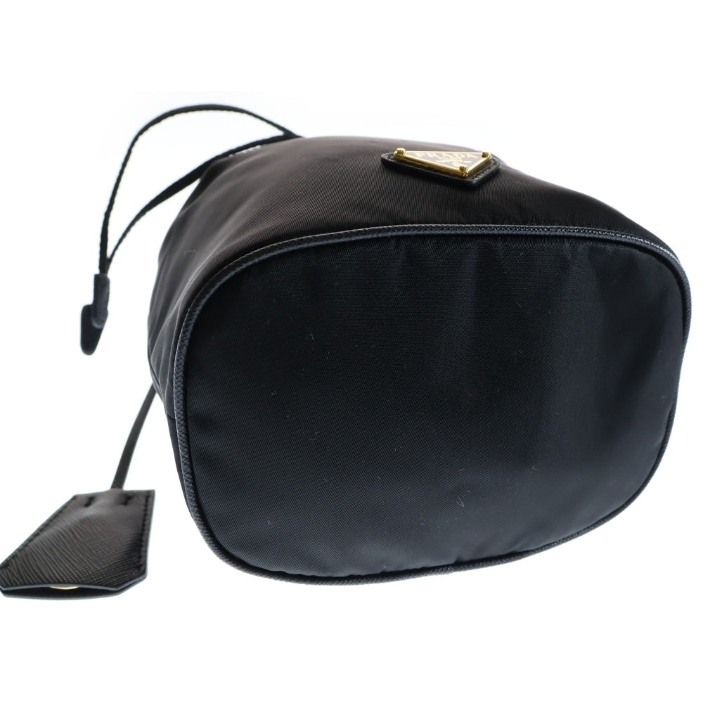 PRADA(プラダ) リエディション 1978 リナイロン2wayミニバック ショルダーバッグ ブラック ゴールド金具 ナイロン 1BE067