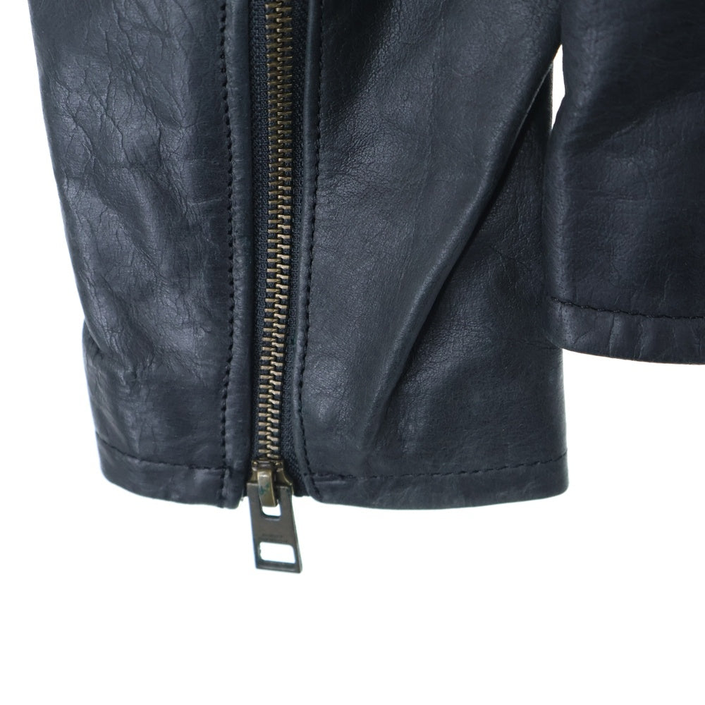 HARLEY DAVIDSON(ハーレーダビッドソン) Arterial Leather Jacket アームライン ロゴワッペン レザーライダースジャケット ブラック 98001-20VM