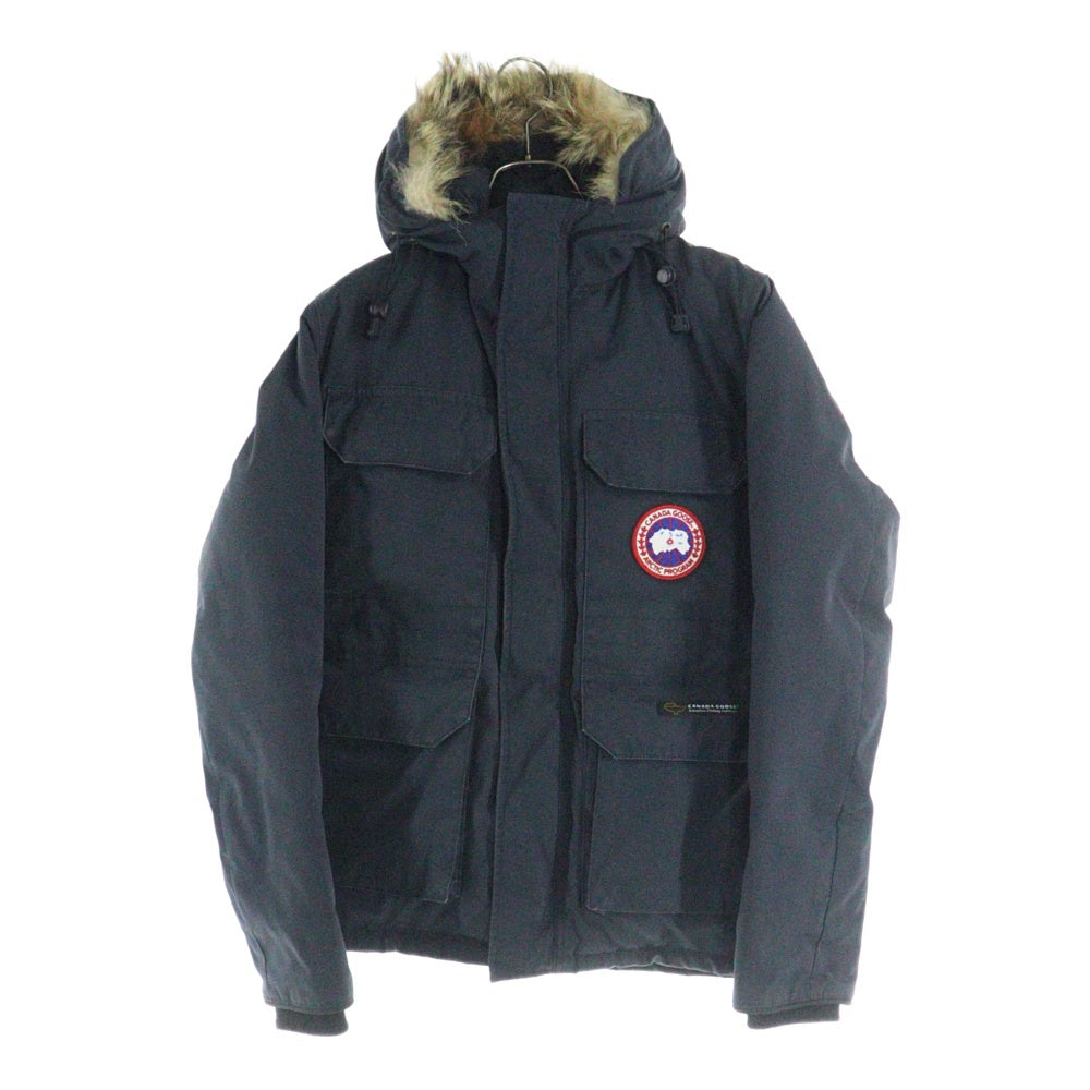 CANADA GOOSE(カナダグース) EXPEDITION PARKA エクスペディション パーカー ファー フーデッド ワッペンロゴ ジップアップ ダウンジャケット ブラック 4565JL