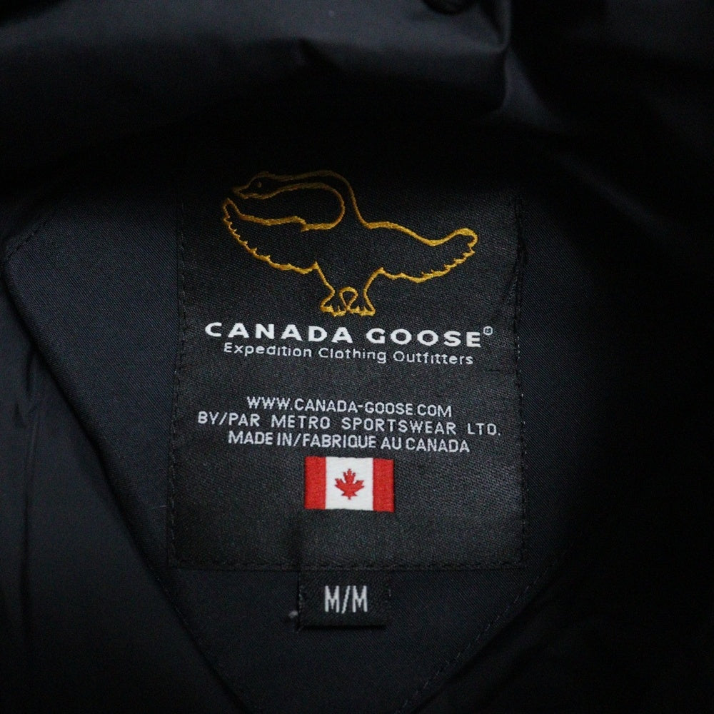 CANADA GOOSE(カナダグース) EXPEDITION PARKA エクスペディション パーカー ファー フーデッド ワッペンロゴ ジップアップ ダウンジャケット ブラック 4565JL