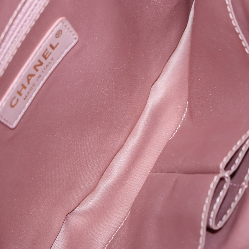 CHANEL(シャネル) ココマーク ファンタジーファー チェーンショルダーバッグ フルフラップ ピンク ゴールド金具