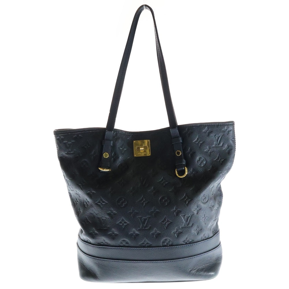 LOUIS VUITTON(ルイヴィトン) モノグラムアンプラント シタディンPM ハンドバッグ トートバッグ ネイビー ゴールド金具 レザー M40517