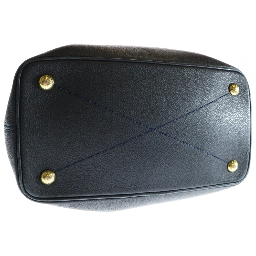 LOUIS VUITTON(ルイヴィトン) モノグラムアンプラント シタディンPM ハンドバッグ トートバッグ ネイビー ゴールド金具 レザー M40517