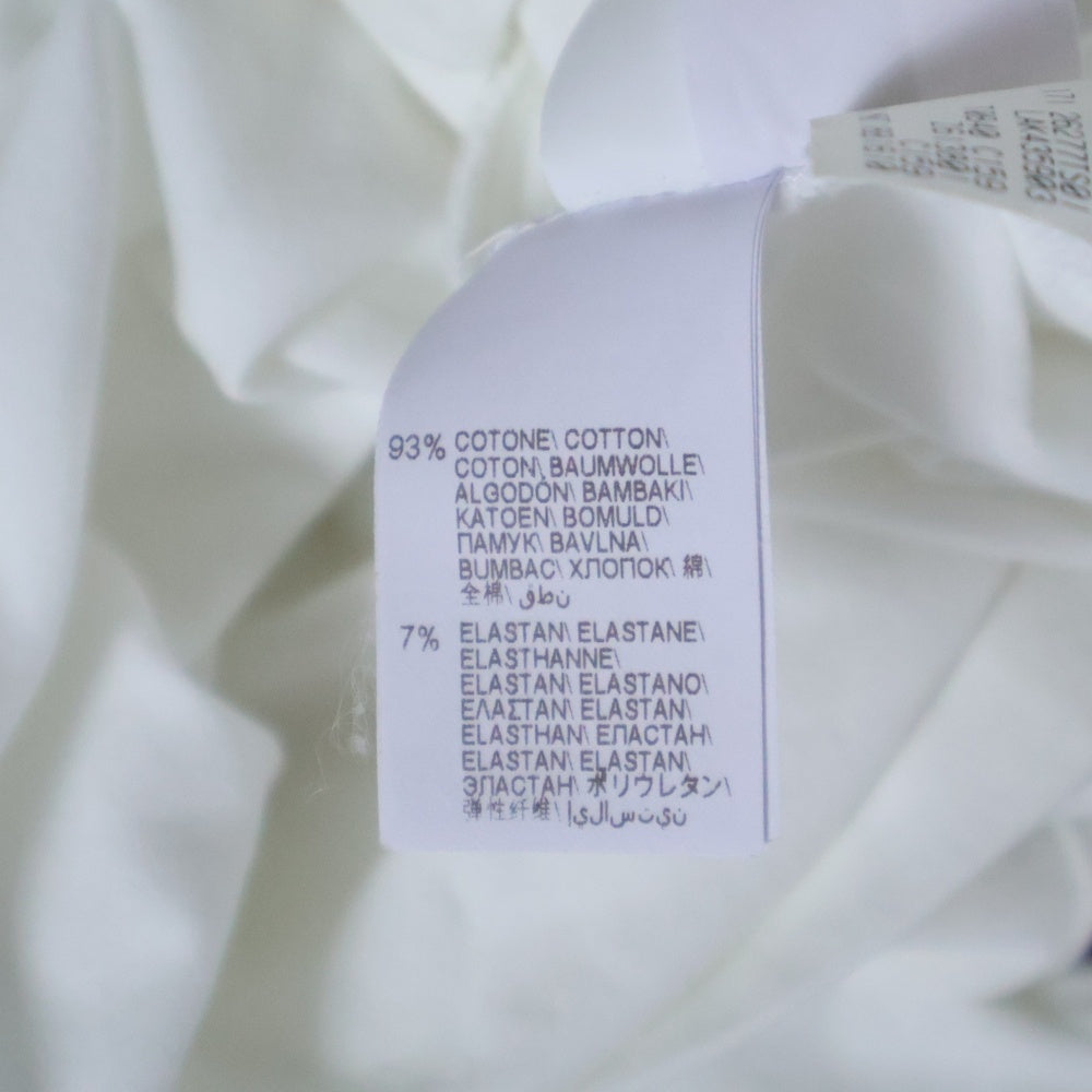 BRUNELLO CUCINELLI(ブルネロクチネリ) モニーレ装飾 ラインストーン クルーネック 半袖Tシャツ カットソー ホワイト レディース