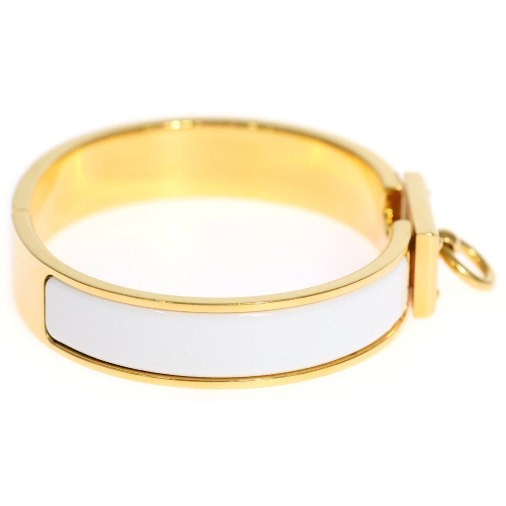 HERMES(エルメス) クリックアノー ブレスレット GP ゴールド/ホワイト レディース