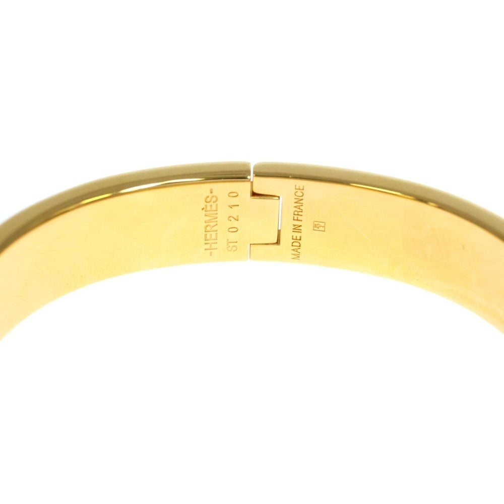 HERMES(エルメス) クリックアノー ブレスレット GP ゴールド/ホワイト レディース