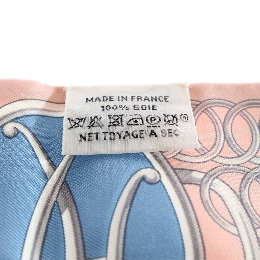 HERMES(エルメス) ツイリー lift profile リフト プロフィール ピンク シルク スカーフ レディース