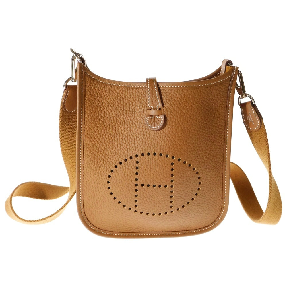 HERMES(エルメス) エブリンTPM ゴールド トリヨンクレマンス ショルダーバッグ ハンドバッグ シルバー金具 K刻印