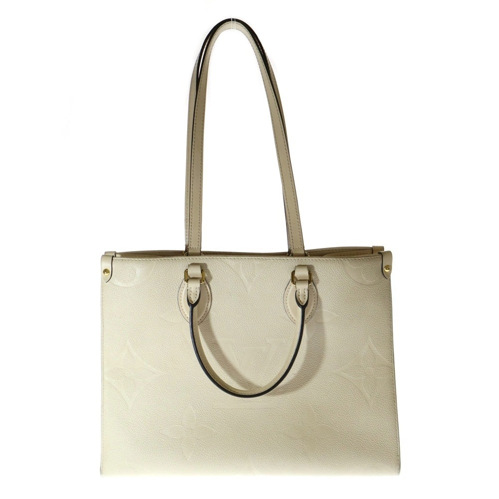 LOUIS VUITTON(ルイヴィトン) モノグラム アンプラント オンザゴーMM トートバッグ ハンドバッグ アイボリー レザー RFID M46531