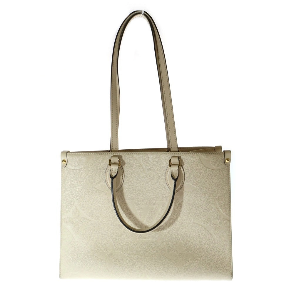 LOUIS VUITTON(ルイヴィトン) モノグラム アンプラント オンザゴーMM トートバッグ ハンドバッグ アイボリー レザー RFID M46531