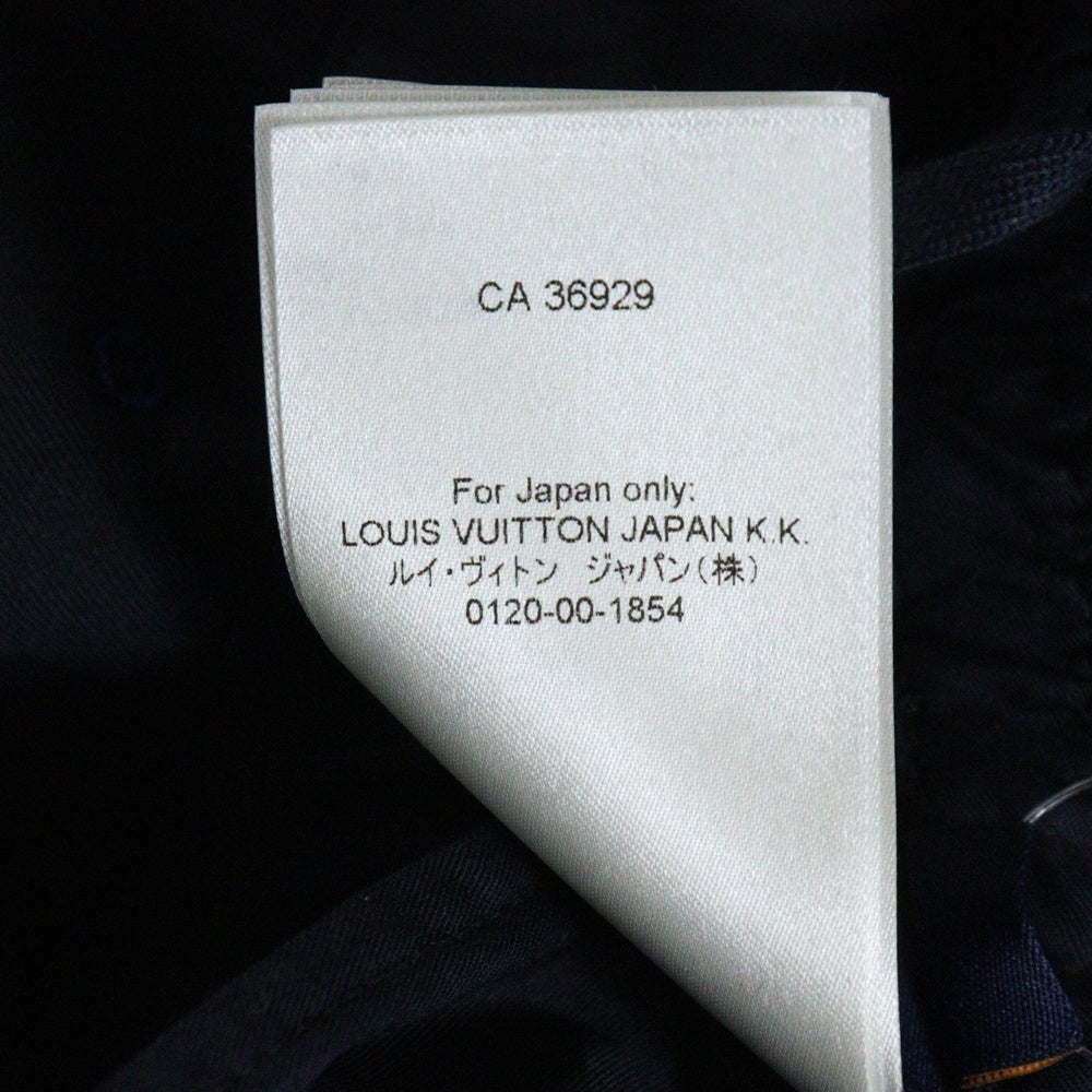 LOUIS VUITTON(ルイヴィトン) 25SS モノグラム テーラードドローストリングパンツ RM251MF JZP HSFP6W ネイビー