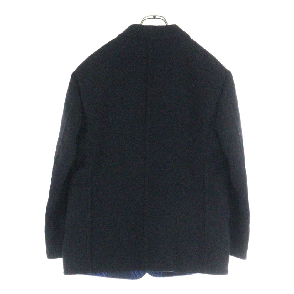 LOUIS VUITTON(ルイヴィトン) 25SS ダミエ カシミヤ ウールテーラードジャケット ブラック RM251MF KFJ HSFJ1E