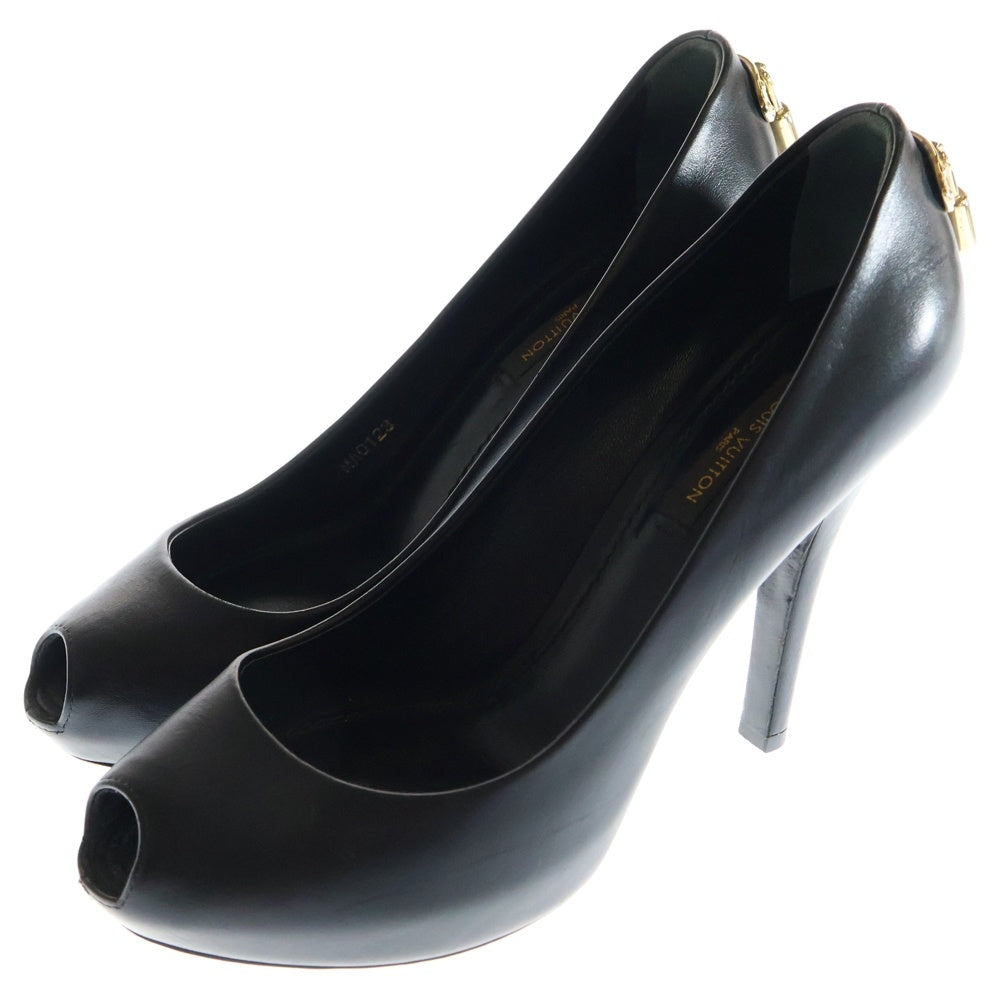 LOUIS VUITTON(ルイヴィトン) パドロック ヒール オープントゥ レザー