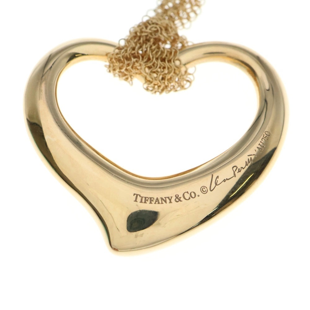 TIFFANY&Co(ティファニー) オープンハート メッシュ ペンダント ネックレス ピンクゴールド Au750PG 60018527 ジュエリー
