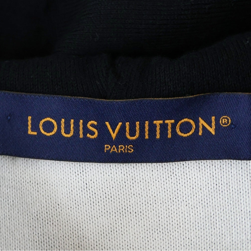 LOUIS VUITTON(ルイヴィトン) 23AW モノグラム グラディエントニットパーカー プルオーバーフーディー ブラック RM232Q USO HNN45W