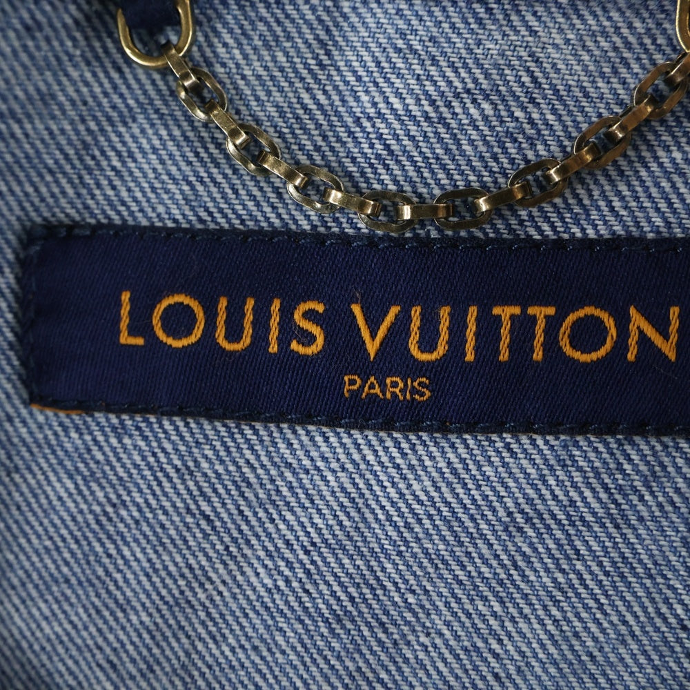 LOUIS VUITTON(ルイヴィトン) 22AW Oversized Denim Shirt オーバーデニムシャツ インディゴ ブルー RM222Q NT0 HNS46W